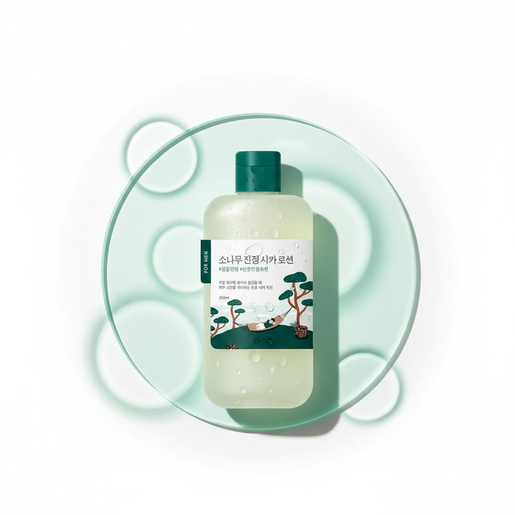 The Ultimate Soother: Round Lab Men's Pine Calming Cica Lotion 200ml Review & Why It's a Must-Have!