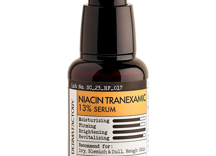 DERMA FACTORY  Niacin Tranexamic Acid 13% Serum 30ml 1 count
