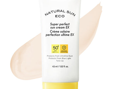 THE FACE SHOP  Natural Sun Eco Super Perfect Sun Cream EX SPF50+ PA++++, 45ml, 1 piece