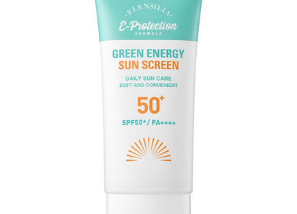 ELLENSILLA  Green Energy Calming Moisture Sun Cream SPF50+ UVA++++, 50ml, 1 Count