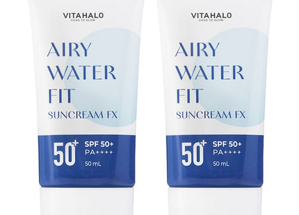 VITAHALO  Moist & Fresh Essence Sun Cream SPF50+ PA++++, 50ml, 2 Pack