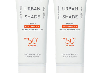 DEWYTREE  Urban Shade Derma Panthenol 5 Moisture Barrier Sun Cream SPF50+ PA++++, 40ml, 2 Count
