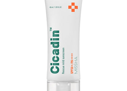 MISSHA MISA Cicadin Rescue Mild Sun Cream SPF50+ PA++++, 40ml, 1 count