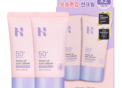 HOLIKA HOLIKA  Make Up Sun Cream SPF50+ PA+++, 35ml, 2 Count