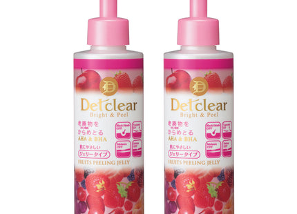 DETCLEAR  Brightening Peeling Gel Mix Berry 180ml 2 Count