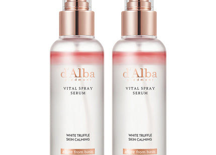 D'ALBA White Truffle Vital Spray Serum, 100ml, 2 Pack