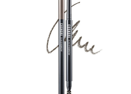 COSNORI  Slim Eyebrow Auto Pencil 0.13g, 03 Dark Choco, 1 Count