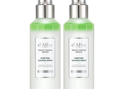 D'ALBA White Truffle Purifying & Calming Serum 150ml 2-Pack