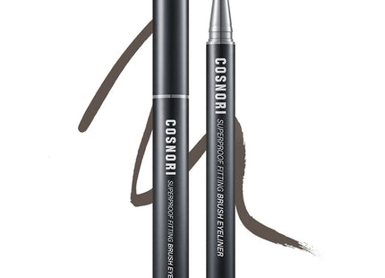 COSNORI  Superproof Fitting Brush Eyeliner 0.6g, 04 Ash Grey, 1 pc