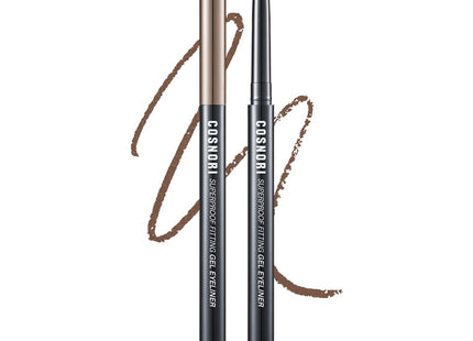 COSNORI Cosnori Superproof Fitting Gel Eyeliner Pencil 0.13g, 14 Ash Brown, 1 Count