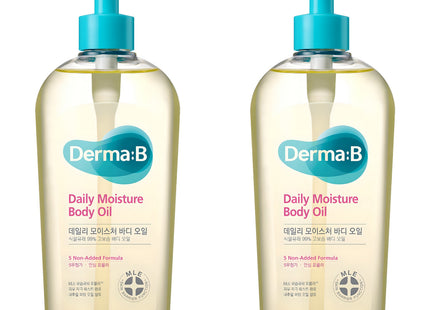 DERMA:B Derma:B Daily Moisture Body Oil 300ml 2 Count