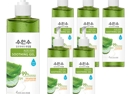 SUANSUE Suansue Aloe Vera Thermal Water Soothing Gel Pump Type, 400ml, 12 Count