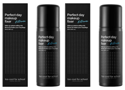 TOO COOL FOR SCHOOL Too Cool For School Perfect Day Makeup Extreme Fixer, 50ml, 2 Count