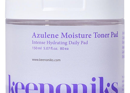 KINONIX Kinonix Azulene Moisture Toner Pad 150ml, 80 Count, 1 Pack