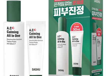 DASHU  ARCTIC TEA TREE CALMING LOW PH HYPOALLERGENIC ALL-IN-ONE LOTION 180ml + 50ml, 1 Set