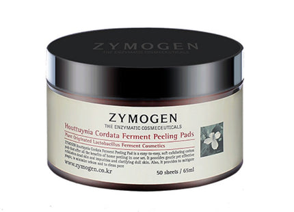 ZYMOGEN  Houttuynia Fermented Peeling Pad 50 Count