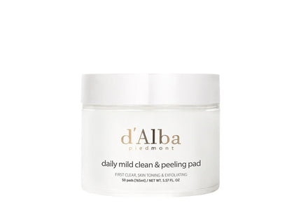 D'ALBA  Daily Mild Clean & Peel Pad 50p