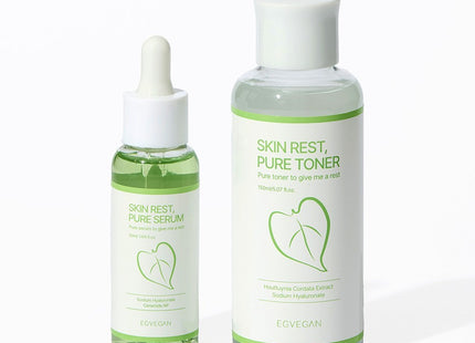 EASY VEGAN  Vegan Swim Pure Soothing Toner 150ml + Serum 50ml, 1 Set