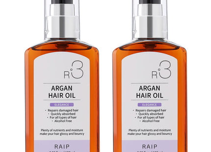 RAIP R3 Argan Oil Hair Essence Elegance, 100ml, 2 count