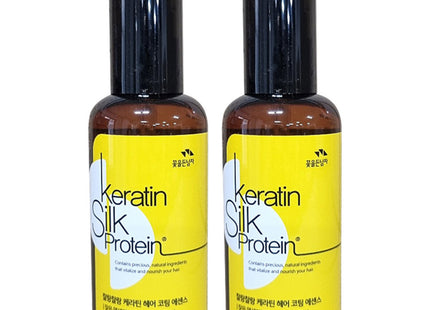 THE MEN OF FLOWERS  Silky Smooth Keratin Hair Coating Essence, 110ml, 2 Count