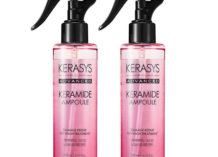 KERASYS  Keramide Damage Clinic No Wash Treatment 200ml, 2 Count