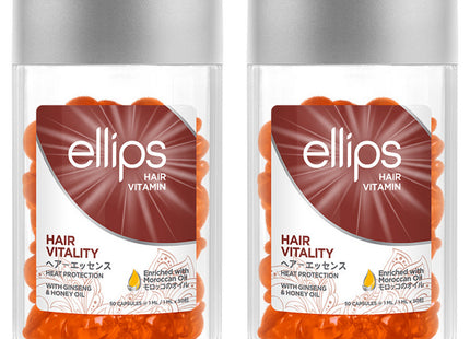 NONE Ellips Hair Vitamin Vitality with Ginseng & Honey 50p, 50ml, 2 Count
