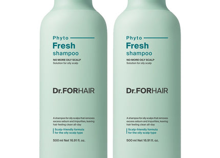 DR.FORHAIR  Oily Scalp Deep Cleansing Phyto Fresh Shampoo, 500ml, 2 count