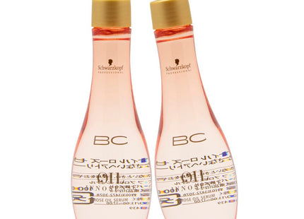 SCHWARZKOPF PROFESSIONAL Schwarzkopf BC Oil Miracle Rose Finishing Treatment 100ml, 2 Count