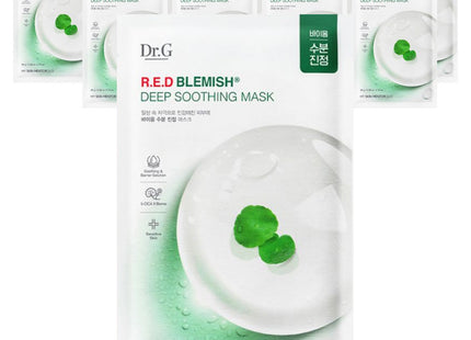 DR.G  Red Blemish Deep Soothing Mask 280g, 10 Sheets