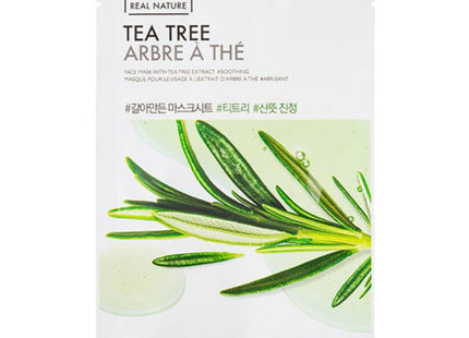 THE FACE SHOP The Face Shop Real Nature Tea Tree Mask Sheet, 1 Count, 1 Count