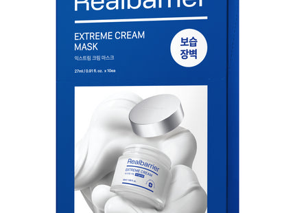 REAL BARRIER  Extreme Cream Mask 27ml, 10 Count, 1 Pack