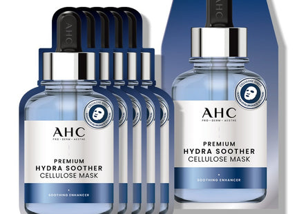 AHC  Premium Hydra Soother Cellulose Mask, 5 Count, 1 Pack