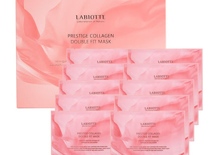 NONE Prestige Collagen Double Fit Mask Set, 10 Count, 1 Pack