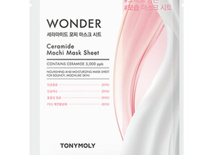 TONYMOLY  Wonder Ceramide Mochi Mask Sheet 20g 1Count 1Pack