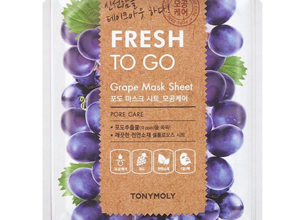 TONYMOLY  Fresh Cica Sheet Mask Pack Grape 1 Count 1 Pack