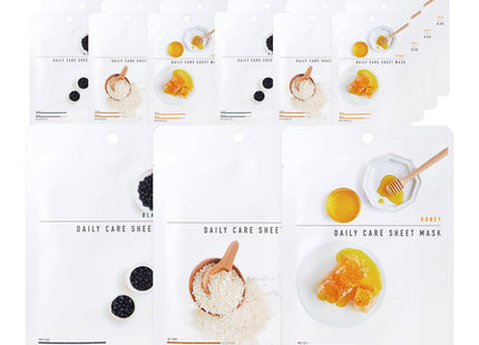 EUNYUL  Dailycare Sheet Mask Set (Black Bean, Rice, Honey) 30 Count