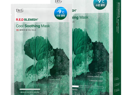 DR.G  Red Blemish Cool Soothing Mask 10ea 1pack