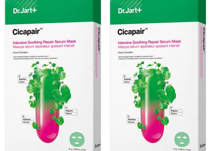DR.JART+  Cicapair Intensive Soothing Repair Serum Mask 25g, 5 count, 2 pack
