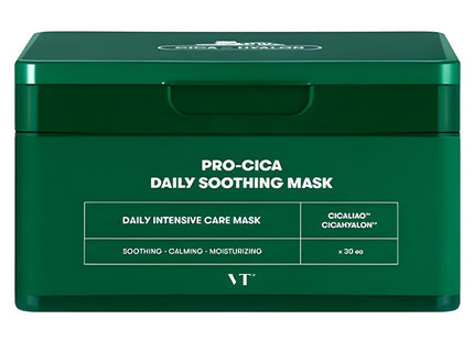 VT COSMETICS  PRO CICA DAILY SOOTHING MASK 30CT 1EA