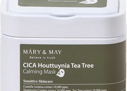 MARIENMAY  Cica Houttuynia Tea Tree Calming Sheet Mask 400g, 30 count