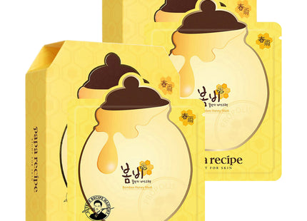 PAPA RECIPE Bombee Honey Jar Mask Pack, 10 Sheets, 2 Packs