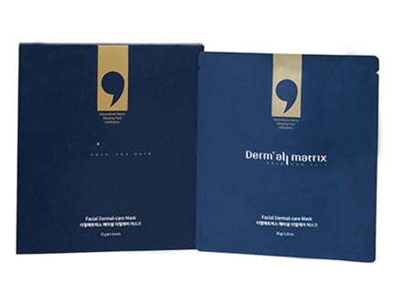 DERMAL-MATRIX  Facial Dermal Care Mask Pack, 4 Count, 1 Pack