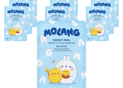 THE FACE SHOP  MOLANG EDITION SHEET MASK HONEY, 10 SHEETS, 1 PACK