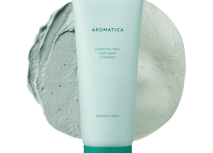 AROMATICA  Super Tea Tree Clay Mask Cleanser 150ml 1 Pack
