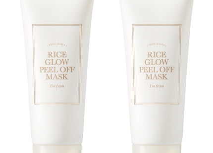 FROM NATURE I'm FROM Rice Glow Peel Off Mask, 1 Pack, 2 Counts