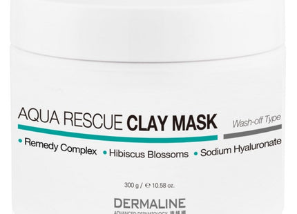DERMA LINE Aqua Rescue Clay Mask 300g, 1 count