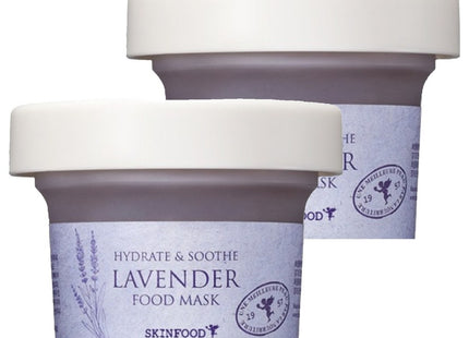 SKINFOOD  Lavender Food Mask 120g, 1 Count, 2 Pack