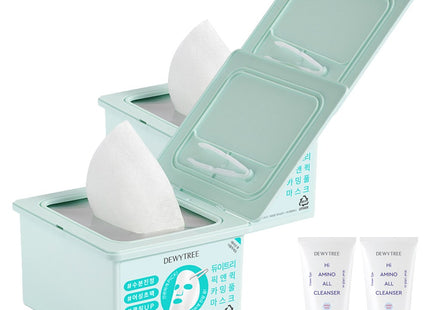 DEWYTREE  Pick & Quick Calmingful Mask + High Amino Cleansing Foam 50ml, 2 Count