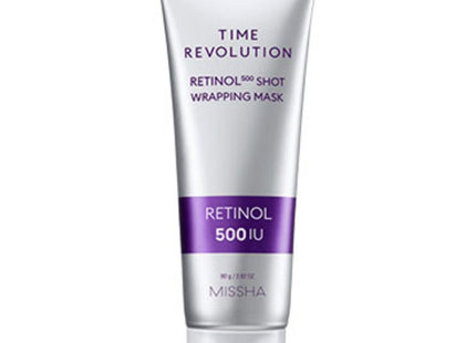 MISSHA  Time Revolution Retinol 500 Shot Wrapping Mask, 1 Pack