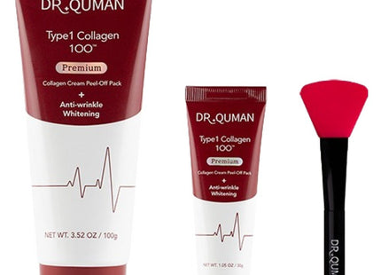 DR.CUUMAN  Type One Collagen One Hundred Premium Cream Pack 100g + 30g + Spatula Set, 1 Set